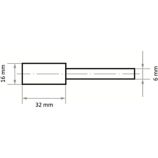 ŚCIERNICA TRZPIENIOWA MK 36 N V10 16*32*6