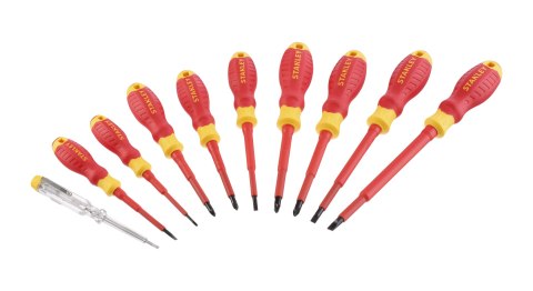 ZESTAW WKRĘTAKÓW VDE 10SZT 2PZ+5SL+TESTER