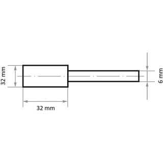 ŚCIERNICA TRZPIENIOWA EKR 30 N V4 32*32*6