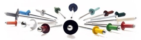 NIT ZRYWALNY ALUMINIOWO-STALOWY 4.0*8MM RAL 1013