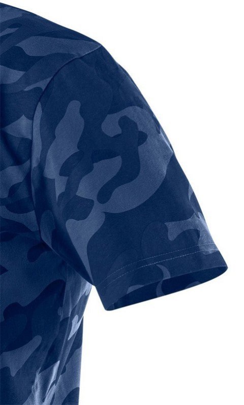 T-SHIRT ROBOCZY CAMO NAVY, ROZMIAR XL