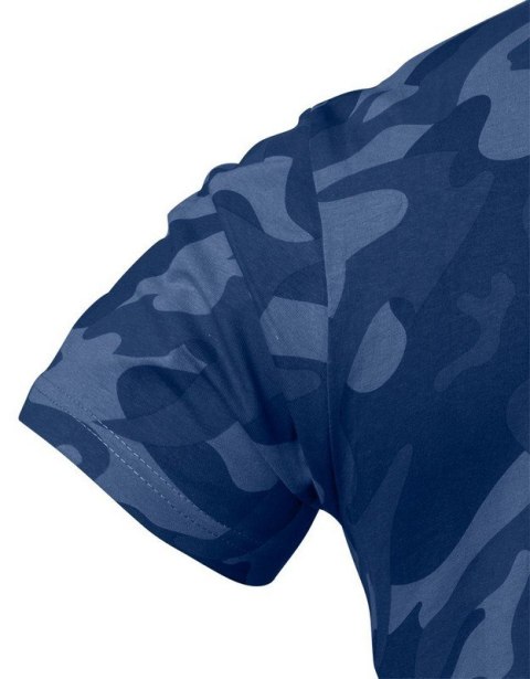 T-SHIRT ROBOCZY CAMO NAVY, ROZMIAR L