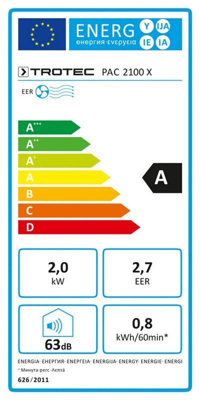 KLIMATYZATOR PRZENOŚNY PAC 2100 X