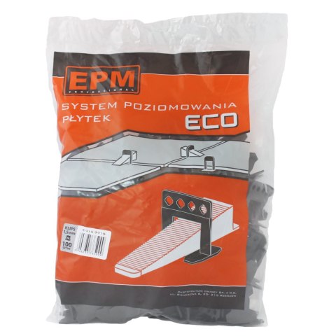 KLIPSY SYSTEM UKŁADANIA PŁYTEK ECO 100SZT 1,5MM