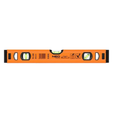 POZIOMICA ALUMINIOWA S300 3 LIBELLE 40CM.