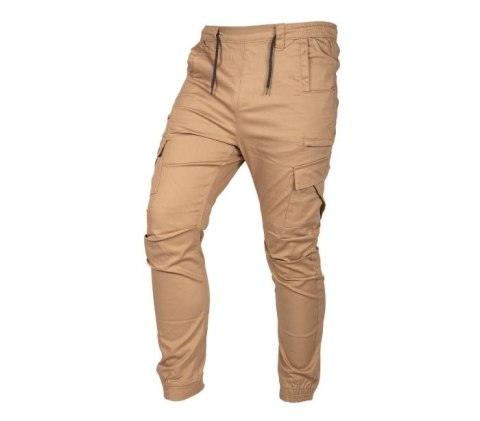 SPODNIE ROBOCZE OUTDOOR TYPU JOGGER BEŻOWE ROZMIAR XL