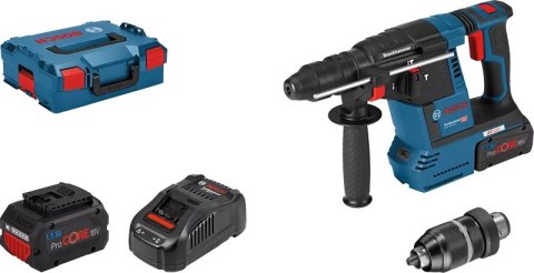 MŁOT UDAROWY OBROTOWY GBH 18V-26 F 2.6J 2*5.5AH L-BOXX