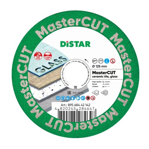 TARCZA DIAMENTOWA MASTERCUT 125*1,6/1,0*15*22,23