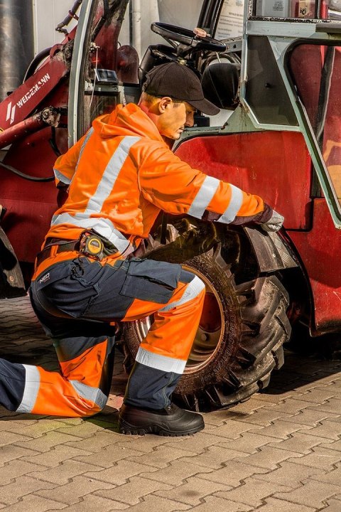 BLUZA ROBOCZA OSTRZEGAWCZA POMARAŃCZOWA ROZMIAR M
