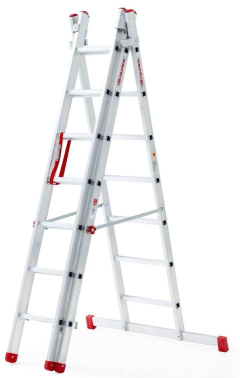 DRABINA TRZYELEMENTOWA 3X8 SZCZEBLI AK250.3SC - F. SCHODOWA
