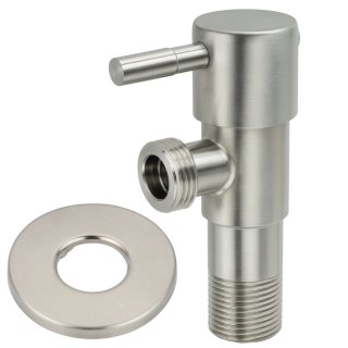 ZAWÓR KĄTOWY ZE STALI NIERDZ. Z GŁOWICĄ CERAMICNĄ 1/2*1/2''