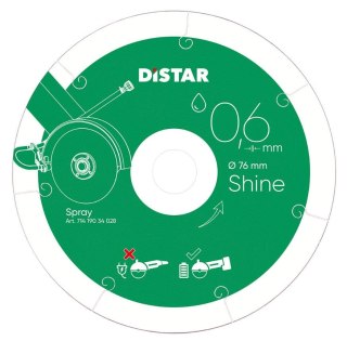 TARCZA DIAMENTOWA SHINE 76*0.6*6*10