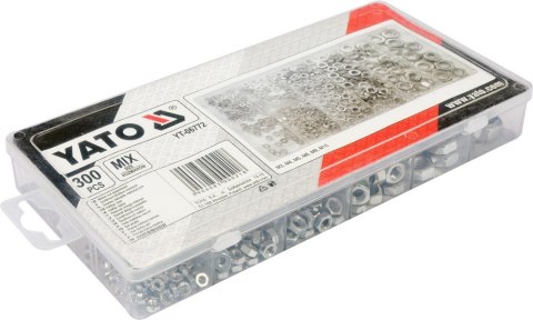 300 SZT NAKRĘTKI METRYCZNE MIX DIN 934