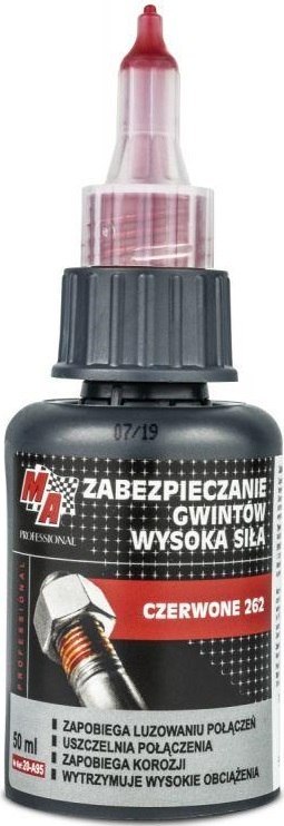 ŚRODEK DO ZABEZPIECZENIA GWINT.CZERWONY 50ML