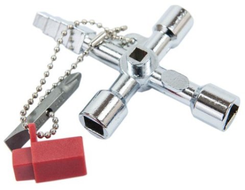 UNIWERSALNY KLUCZ DO SZAF STEROWNICZYCH CROSS 7 W 1