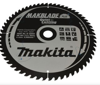 PIŁA SPIEKOWA DO DREWNA MAKBLADE T.C.T 305*30MM 60Z