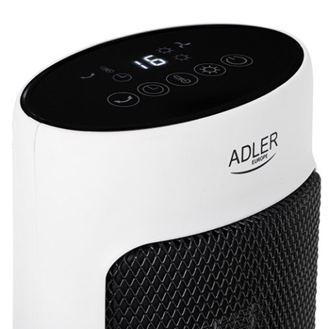 TERMOWENTYLATOR CERAMICZNY LED Z PILOTEM + TIMER 200W AD7738